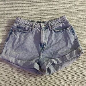 Wild Fable high waisted light denim shorts